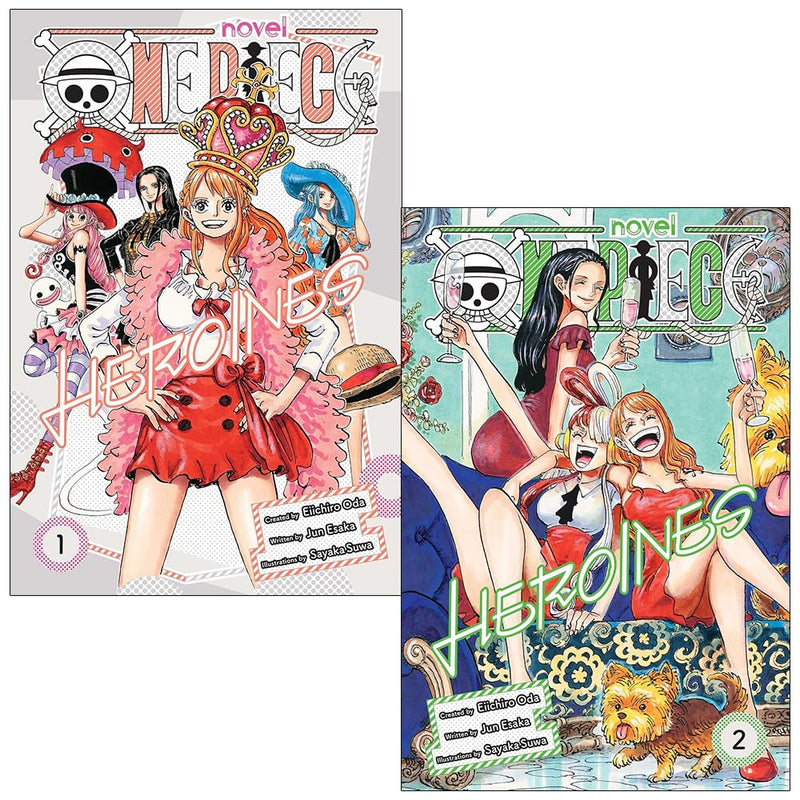 One Piece Novels Volume 1-2 Books Collection Set By Eiichiro Oda, Jun Esaka - The Book Bundle