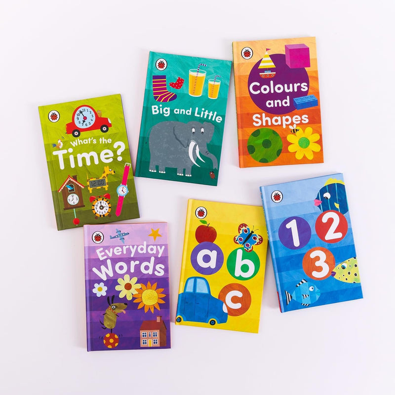 Ladybird Early Learning 6 Books Collection Set by Ladybird Editors - Ages 2-4 - Paperback