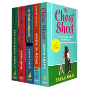 Sarah Adams Collection of five paperback fiction books including Practice Makes Perfect and In Your Dreams, with colorful covers.