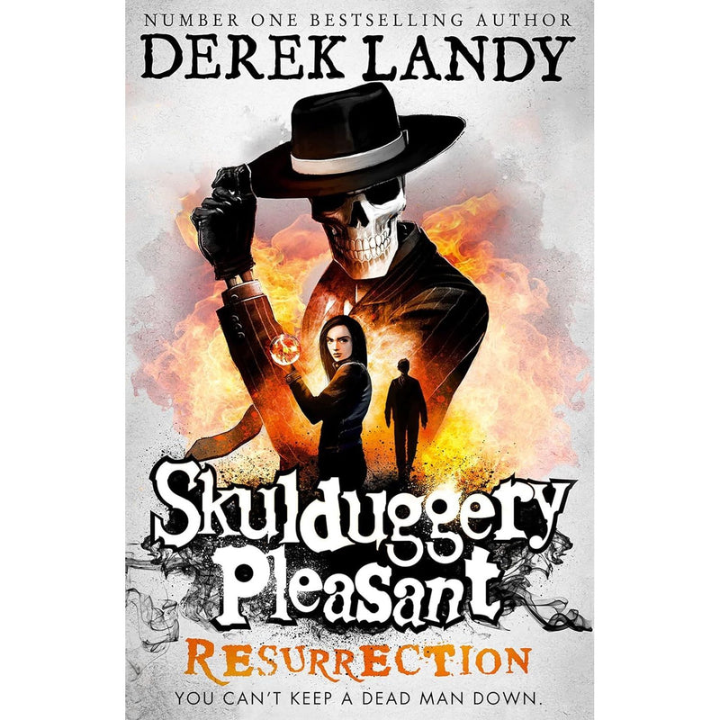 Skulduggery Pleasant Series 10-17 Collection 8 Books Set by Derek Landy (Resurrection, Midnight, Bedlam, Seasons of War, Dead or Alive, Until the End, Mind Full of Murder, A Heart Full of Hatred)