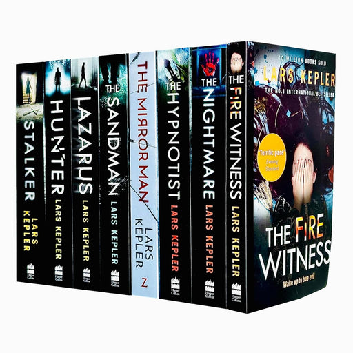 Lars Kepler Joona Linna Series 9 Books Collection Set (The Hypnotist, The Nightmare) - The Book Bundle