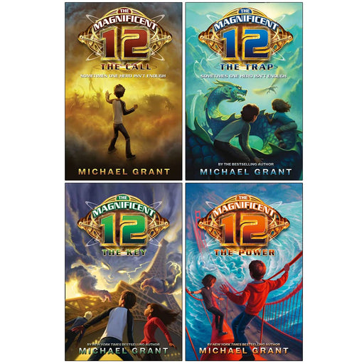 Michael Grant The Magnificent 12 Series Collection 4 Books Set (The Call, The Trap, The Key, The Power) - The Book Bundle