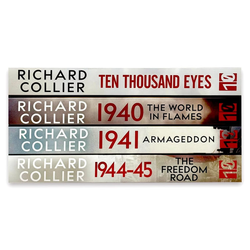 Ten Thousand Eyes, 1940, 1941 & 1944-45 4 Books Collection Set by Richard Collier - Fiction - Paperback
