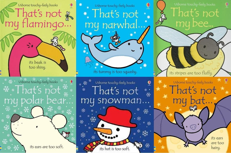 Touchy-Feely That's Not My Series 6 Books Collection Set By Usborne - Ages 0-2 - Board Book