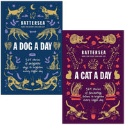 Battersea Dogs and Cats Home 2 Books Collection Set (A Dog a Day & A Cat a Day) - The Book Bundle