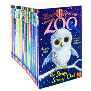 Nosy Cro Ltd's Zoe's Rescue Zoo 20-book collection set by Amelia Cobb, paperback edition featuring colorful zoo animal illustrations.