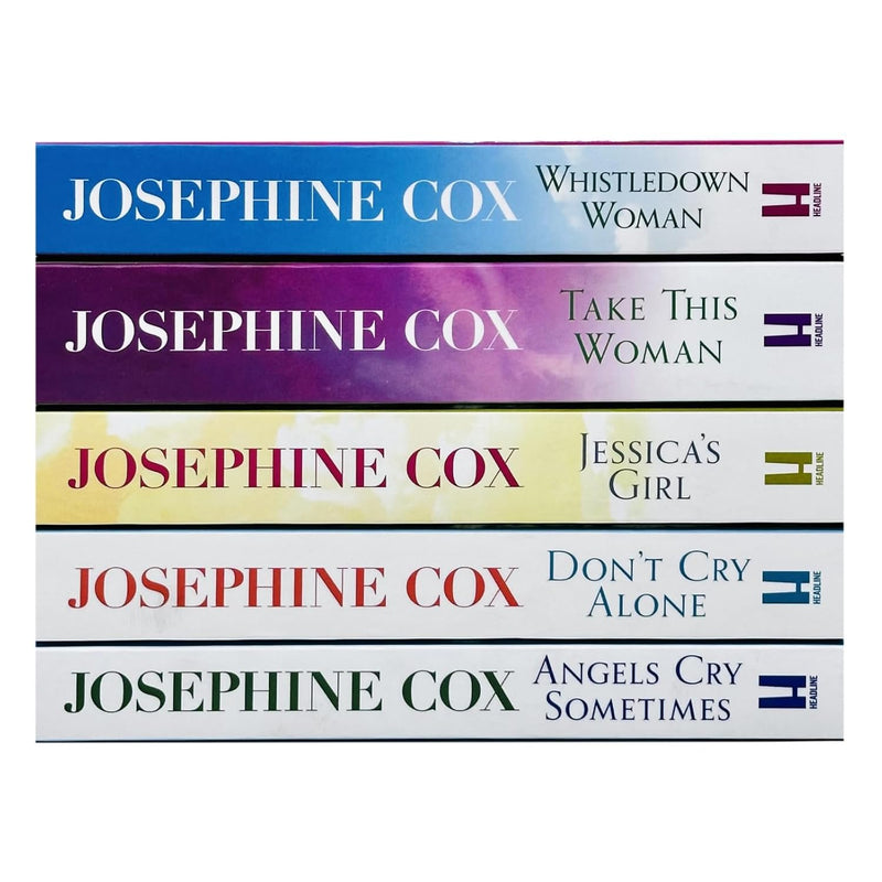 Set of five paperback fiction books from the Josephine Cox Collection by Josephine Cox, featuring classic storytelling and engaging covers.