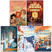 Judith Eagle Collection 5 Books Set(The Blitz Sisters ,The Great Theatre Rescue ,The Pear Affair ,The Accidental Stowaway & The Stolen Songbird) - The Book Bundle