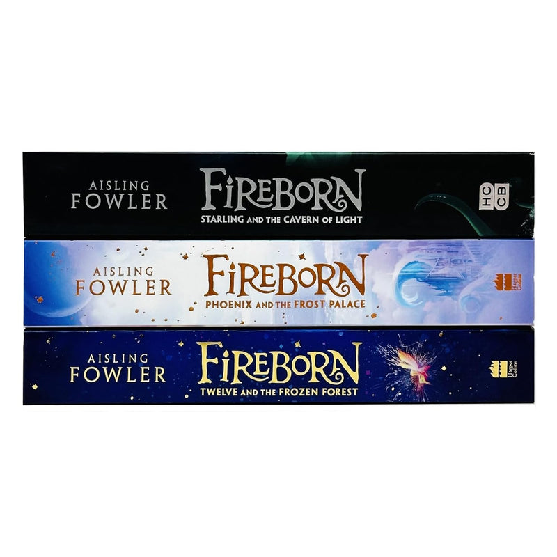 Fireborn Series By Aisling Fowler 3 Books Collection Set (Twelve and the Frozen Forest, Phoenix and the Frost Palace and Starling and the Cavern of Light )