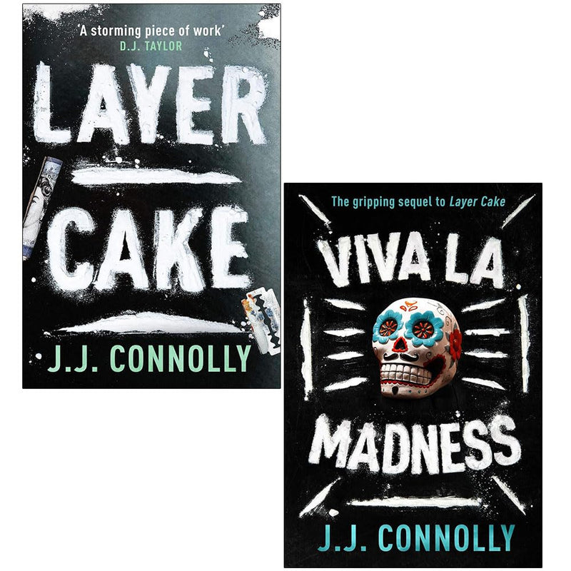 Layer Cake & Viva La Madness 2 Books Collection Set by J. J. Connolly - Fiction - Paperback