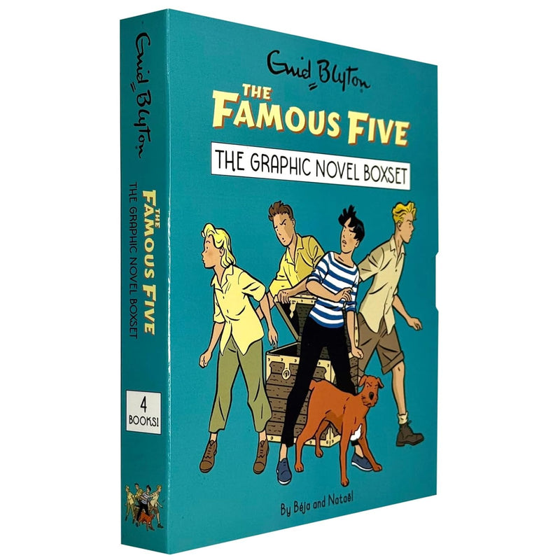 The Famous Five Graphic Novel 4 Books Collection Box Set By Enid Blyton