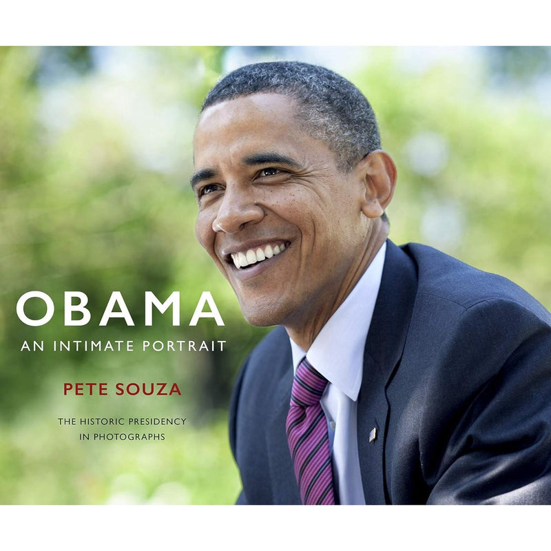 Photograph of "Obama: An Intimate Portrait" by Pete Souza, a nonfiction photography book showcasing Barack Obama's presidency.
