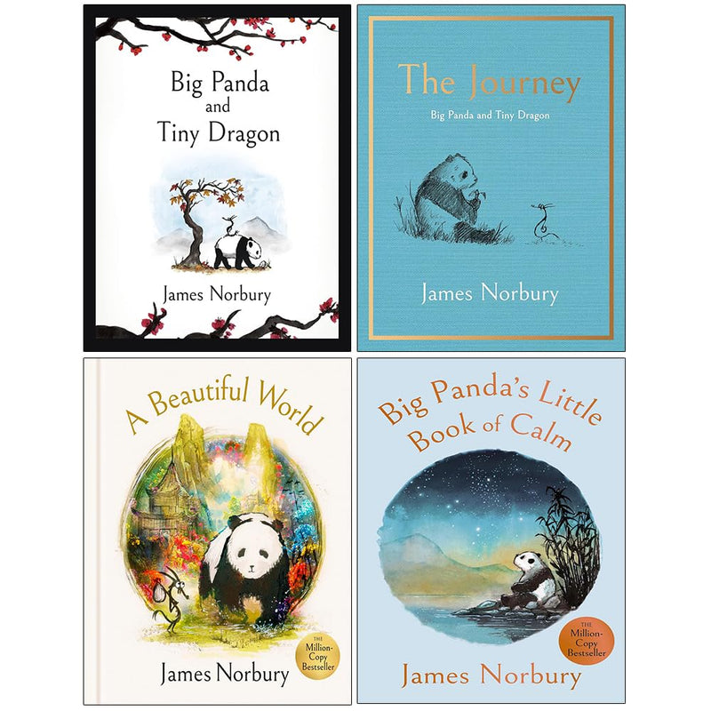 Big Panda And Tiny Dragon 4 Books Collection Set By James Norbury - Fiction - Hardback