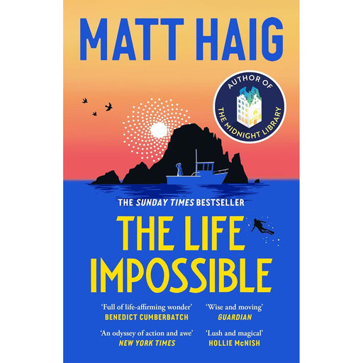 Paperback of The Life Impossible Instant Sunday Times Bestseller by Matt Haig, a fiction novel published by Canongate Books.