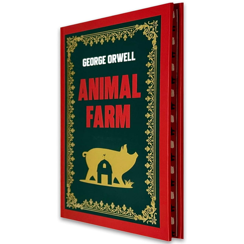 Animal Farm Deluxe Collector's Edition With Sprayed Edges by George Orwell - Fiction - Hardback