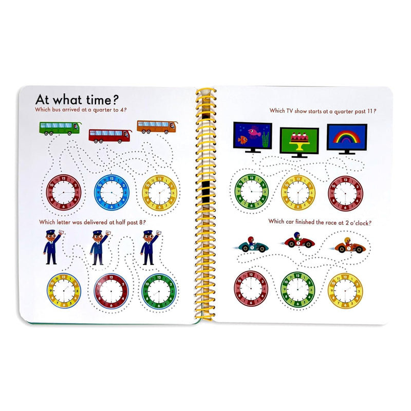 Wipe Clean Early Learning Activity 4 Books Collection Set - Fiction - Paperback