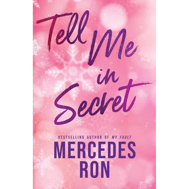Two paperback books from the Tell Me Series by Mercedes Ron, fiction collection set by Bloom Books Ltd.