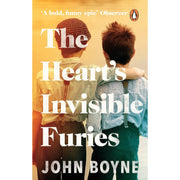 Set of three John Boyne books including Heart's Invisible Furies and A History of Loneliness, displayed together.