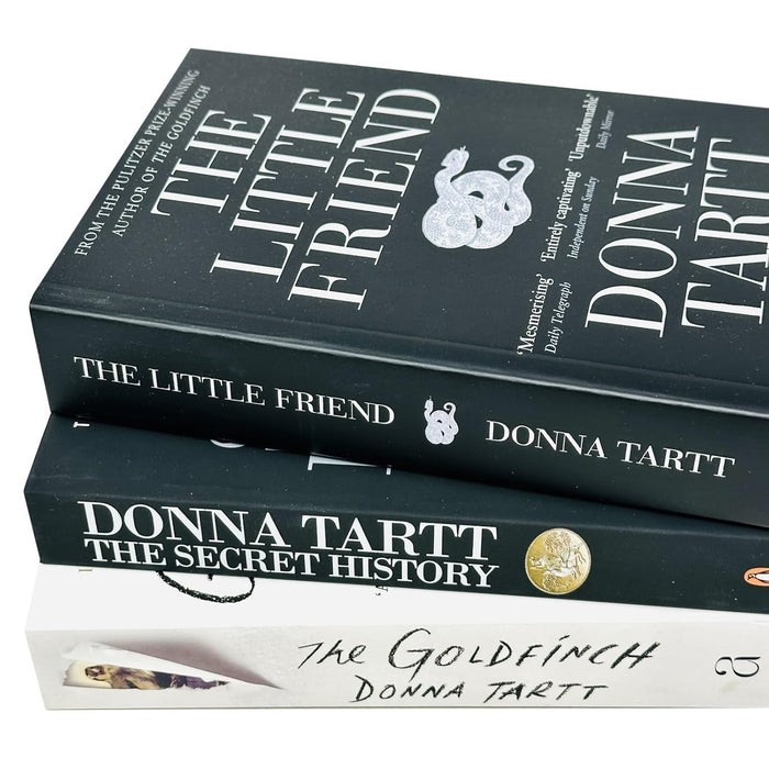 Donna Tartt Collection 3 Books Set (Goldfinch,Secret History,Little Friend) NEW - The Book Bundle