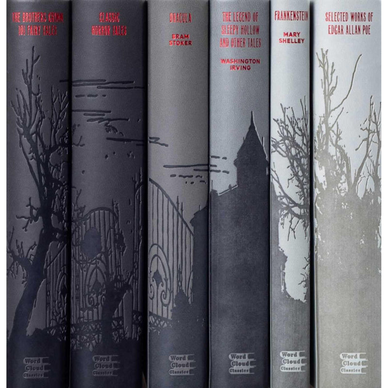 Word Cloud Classics Horror Set 6 Books Collection Set by Various Authors - Fiction - Paperback