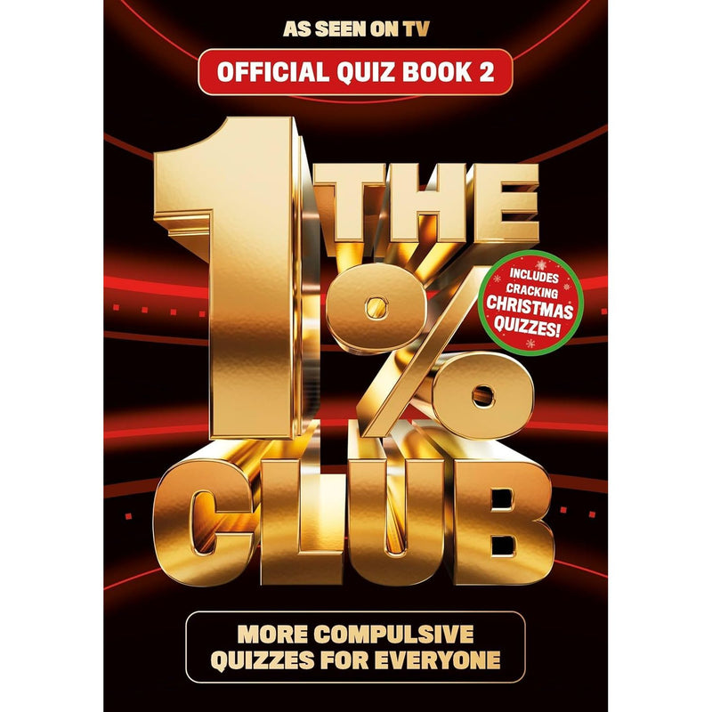The 1% Club Official Quiz Book 1 & 2 Collection 2 Books Set by BBC Studios - The Book Bundle