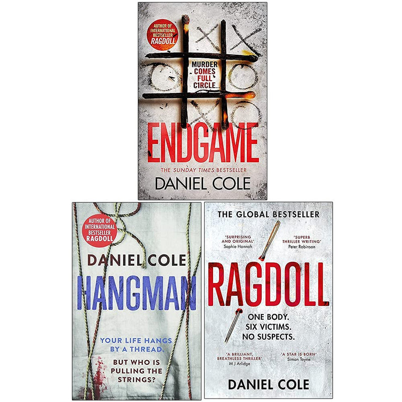 Ragdoll, Hangman, Endgame 3 Books Collection Set By Daniel Cole - Fiction - Paperback