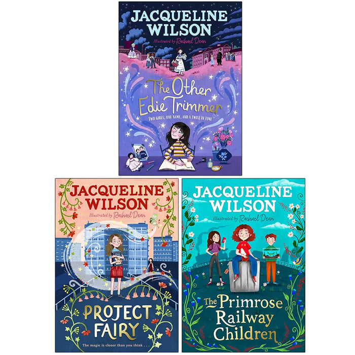 Jacqueline Wilson Collection 3 Books Set (The Other Edie Trimmer [Hardcover], Project Fairy) - The Book Bundle