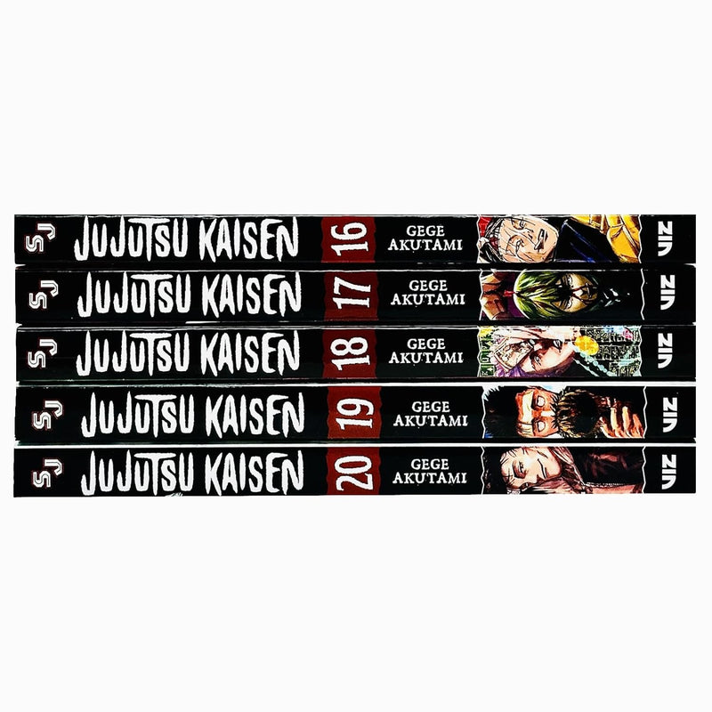 Jujutsu Kaisen Series Vol 16-20: 5 Books Collection Set By Gege Akutami - The Book Bundle