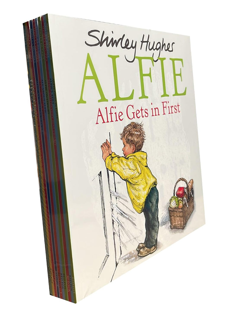 Shirley Hughes Alfie Collection 10 Books Set(Alfie Gets in First, Alfie's Feet, An Evening At Alfie's, Alfie Gives A Hand, Alfie Wins A Prize, Alfie Outdoors, All About Alfie, Alfie on Holiday & More) - Fiction - Paperback