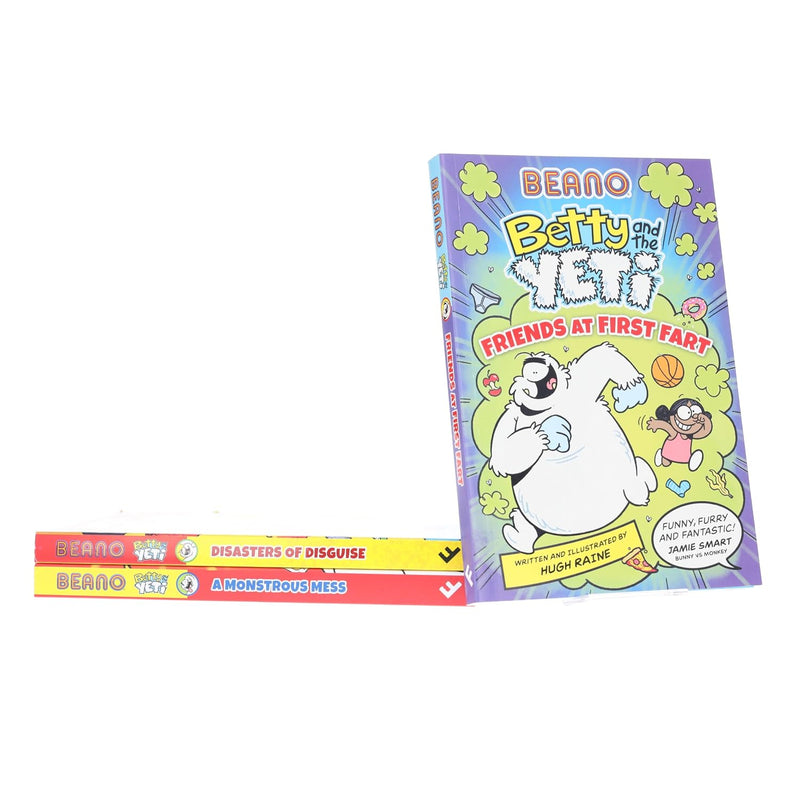 Beano Betty and the Yeti Series 3 Books Collection Set by Hugh Raine & Beano - Fiction - Paperback