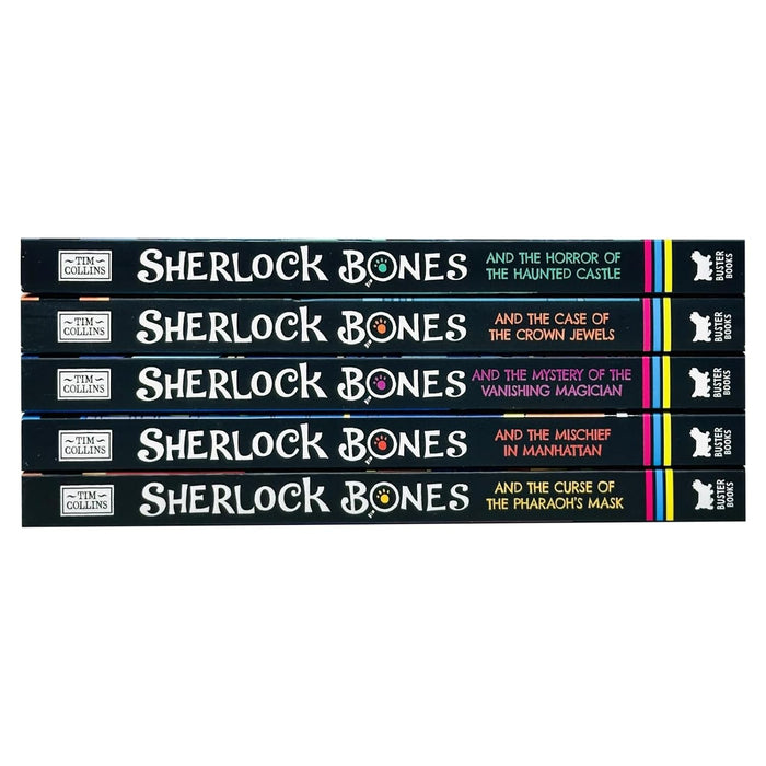 Adventures of Sherlock Bones Series 5 Books Collection Set By Tim Collins - The Book Bundle