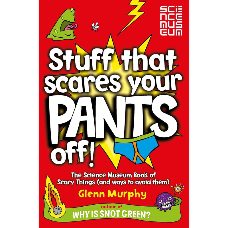 Glenn Murphy Collection of four children's books including "Why is Snot Green?", "Stuff That Scares Your Pants Off," and "How Loud Can You Burp?"