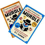Murdle Puzzle Series 2 Books Collection Set by G. T. Karber, featuring mystery fiction with colorful covers and intricate designs.