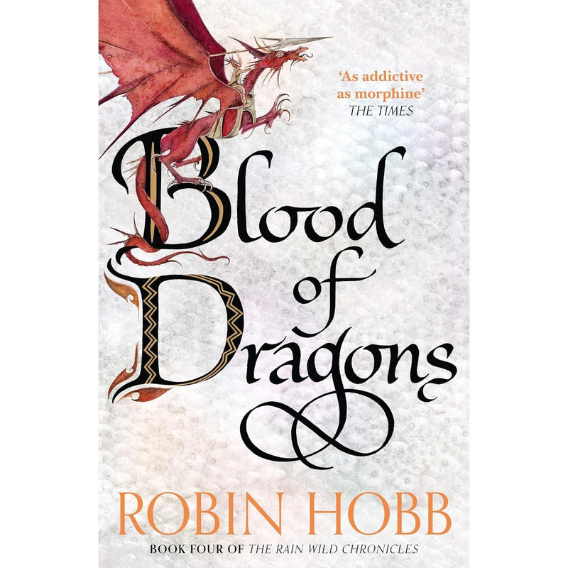 Rain Wilds Chronicles by Robin Hobb, four paperback fantasy books in a collection set, published by HarperVoyager.