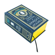Leather-bound Sherlock Holmes Classic Editions collection featuring Arthur Conan Doyle's A Study In Scarlet and The Sign Of Four.