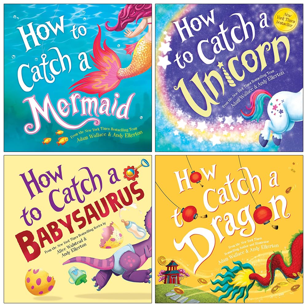 How to Catch Collection 4 Books Set By Adam Wallace, Alice Walstead (H ...