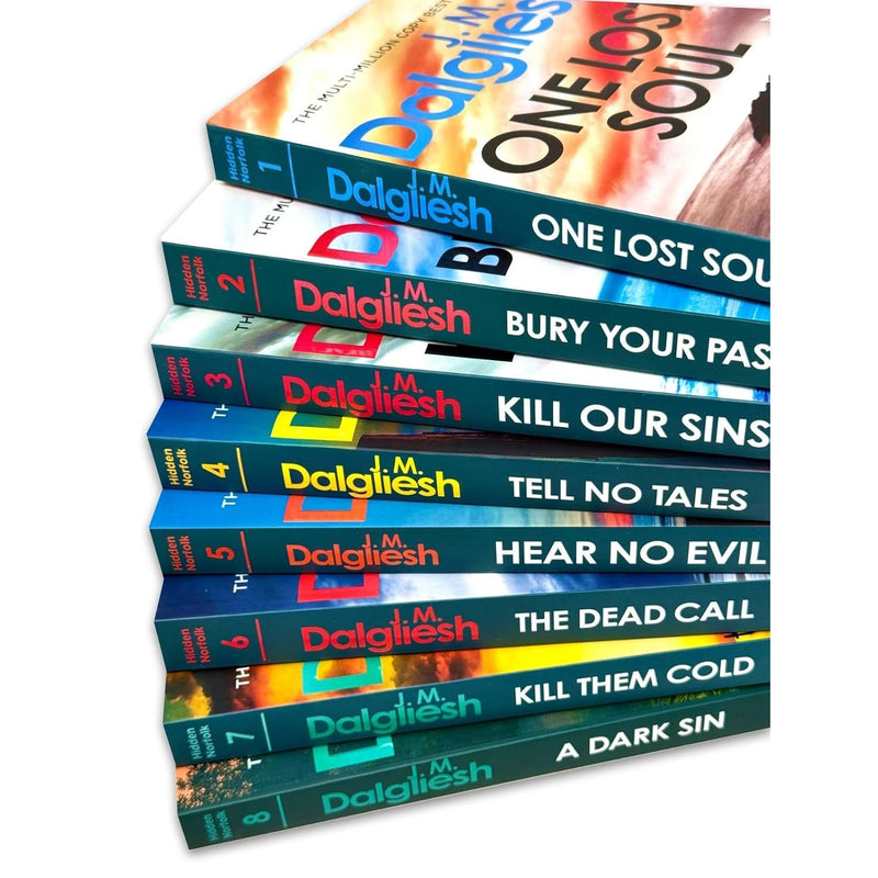 Hidden Norfolk Murder Mystery Series 1-8 Books Collection Set by J M Dalgliesh (One Lost Soul, Bury Your Past, Kill Our Sins, Tell No Tales, Hear No Evil, The Dead Call, Kill Them Cold & More) - Fiction - Paperback