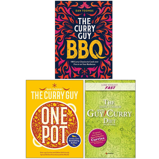 Curry Guy BBQ [Hardcover], Curry Guy One Pot [Hardcover] & The Slow Cooker Spice-guy Curry Diet Recipe Book 3 Books Collection Set - The Book Bundle