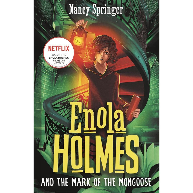 Enola Holmes 9-book collection set by Nancy Springer, featuring detective adventures from the Enola Holmes series.