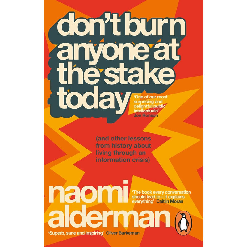 Year Of The Slow Burn & Don’t Burn Anyone at the Stake Today 2 Books Collection Set - Non Fiction - Paperback