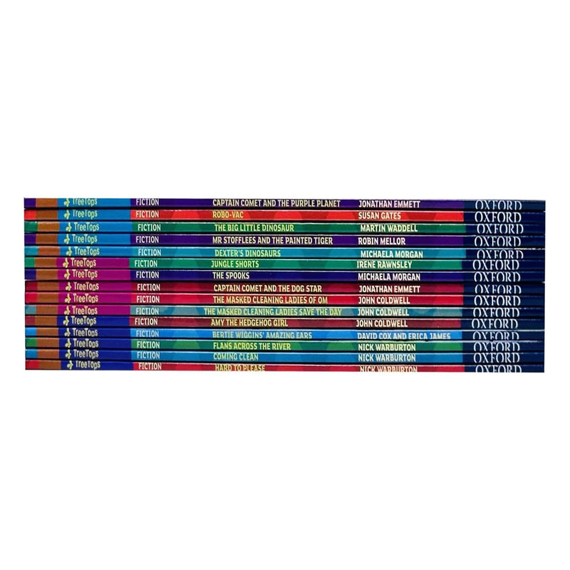 Oxford Reading Tree TreeTops Fiction Collection 15 Books Set (Captain Comet and the Purple Planet) - The Book Bundle