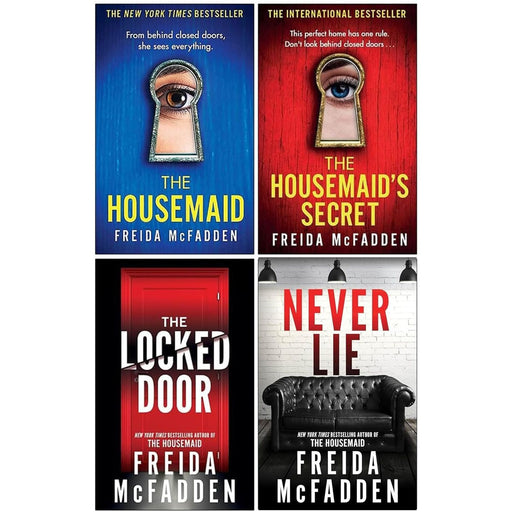 Freida McFadden 4 Books Set (Never Lie, The Housemaids Secret, The Locked Door and The House maid) - The Book Bundle