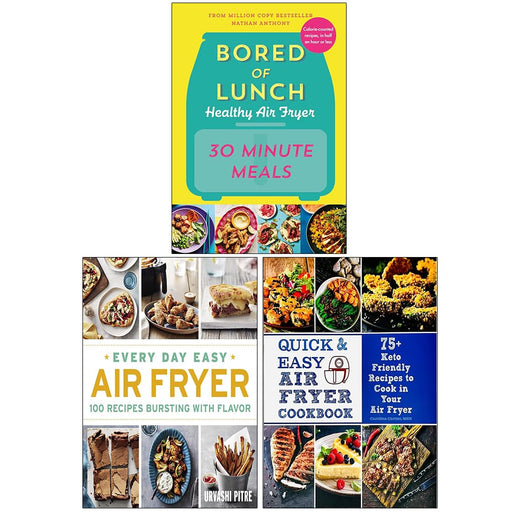 Bored of Lunch Healthy Air Fryer, Every Day Easy Air Fryer, Quick & Easy Air Fryer Cookbook 3 Books Collection Set - The Book Bundle