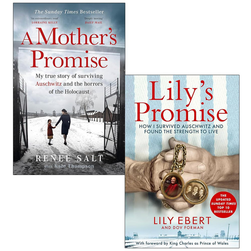 A Mother's Promise By Renee Salt, Kate Thompson and Lily's Promise By Lily Ebert, Dov Forman 2 Books Collection Set - The Book Bundle