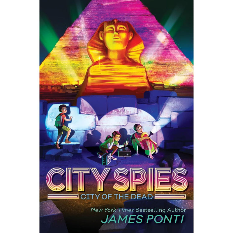 Six-book City Spies series collection by James Ponti for middle grade readers, featuring colorful book covers in a set.