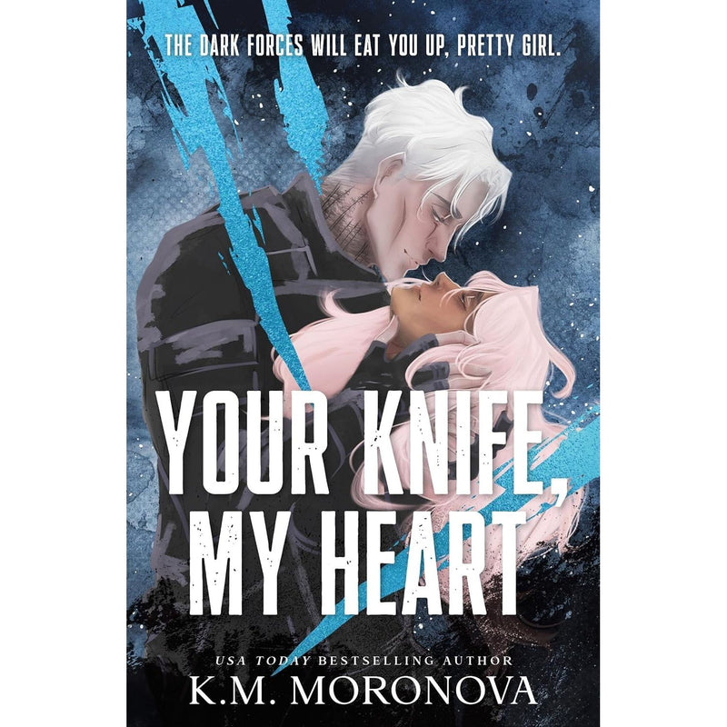 K.M. Moronova Collection 3 Books Set (Your Knife My Heart, My Blade Your Back & Leave Me Behind) - The Book Bundle