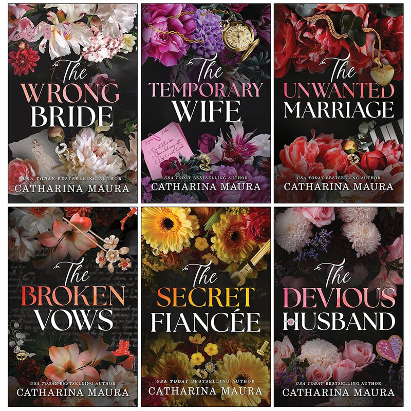 The Windsors Series 6 Books Collection Set By Catharina Maura (The Wrong Bride, The Temporary Wife, The Unwanted Marriage, The Broken Vows, The Secret Fiancée and The Devious Husband) - The Book Bundle