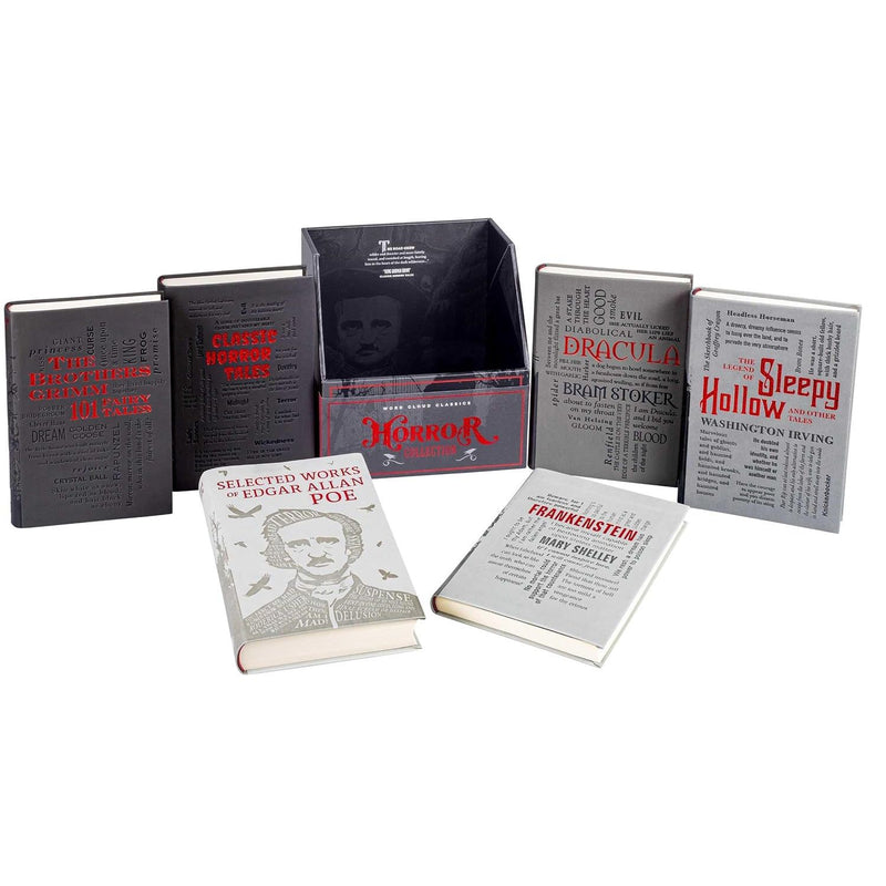 Word Cloud Classics Horror Set 6 Books Collection Set by Various Authors - Fiction - Paperback