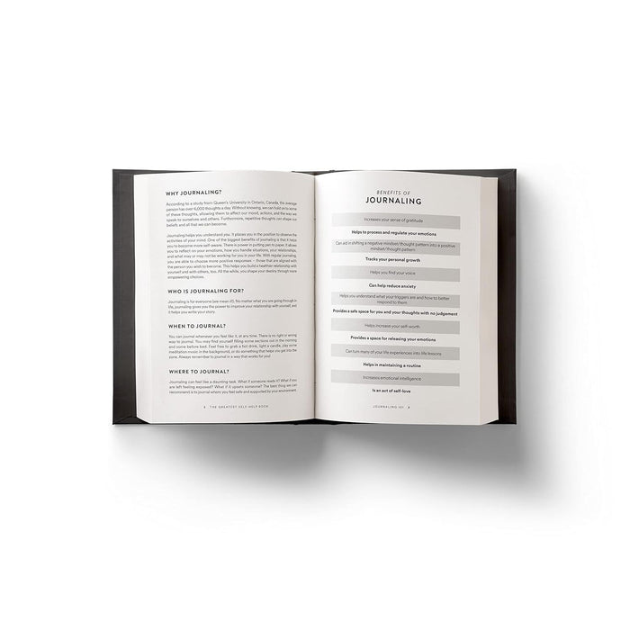 The Greatest Self-Help Book (is the one written by you): A Daily Journal for Gratitude, Happiness, Reflection and Self-Love