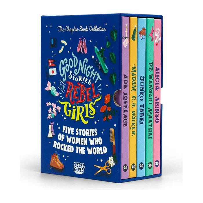Good Night Stories for Rebel Girls 5 Books Collection Box Set (A Rebel Girls Chapter Books) - The Book Bundle